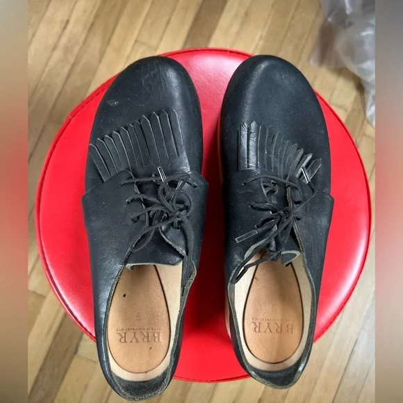 Bryr Zoe Clogs with Kilt size 39 black leather - Picture 5 of 6